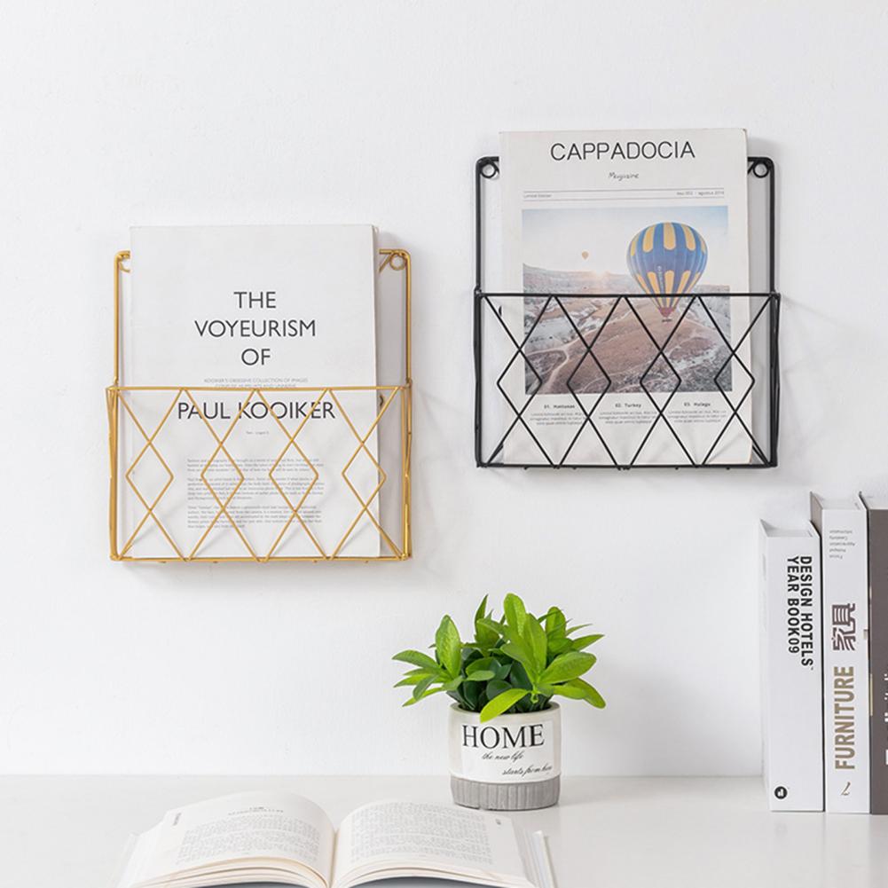 Support de rangement mural pour magazines