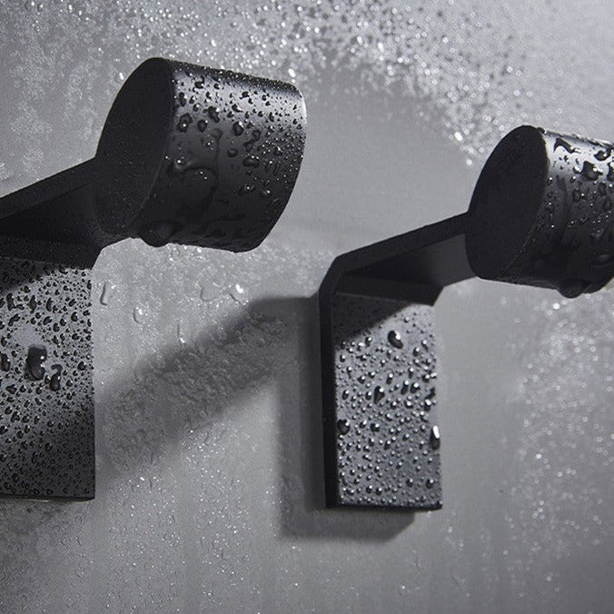 Crochet mural élégant en aluminium