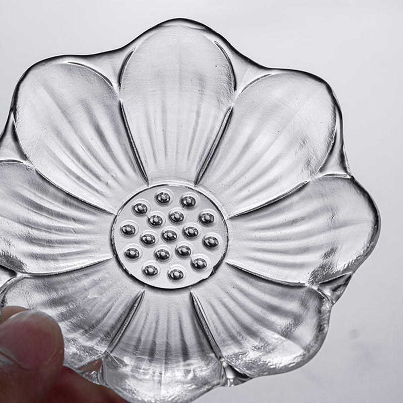 Tasse à thé en verre épais faite à la main style japonais