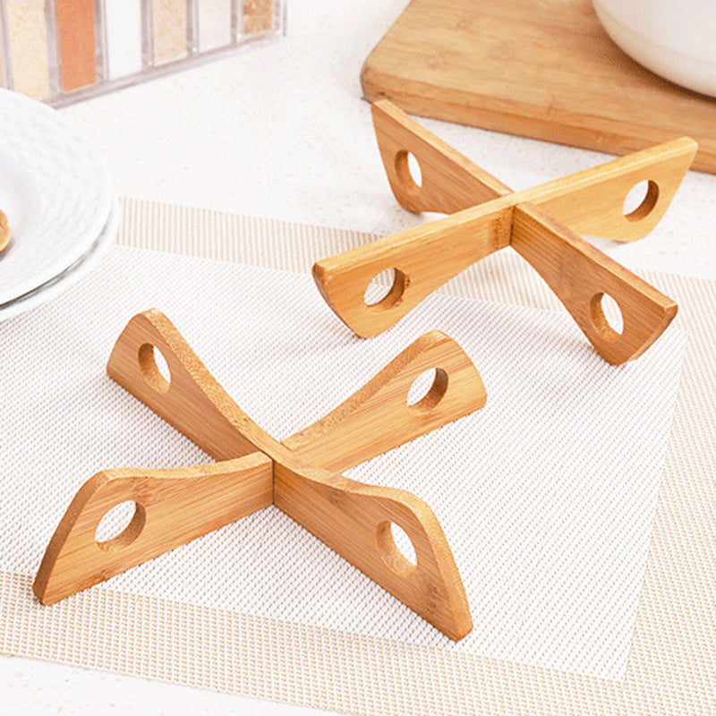 Support à plateaux en bois amovible