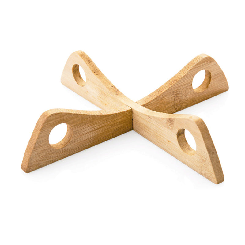 Support à plateaux en bois amovible