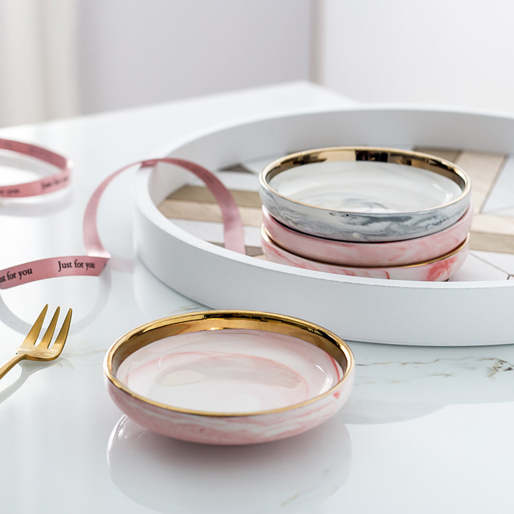 Petit plat à bijoux en céramique nordique