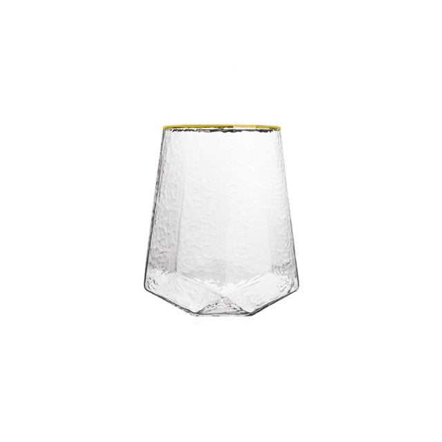 Verre à vin en forme de diamant Style nordique