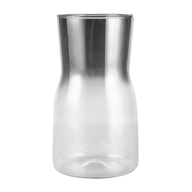 Vase en verre élégant pour fleurs séchées