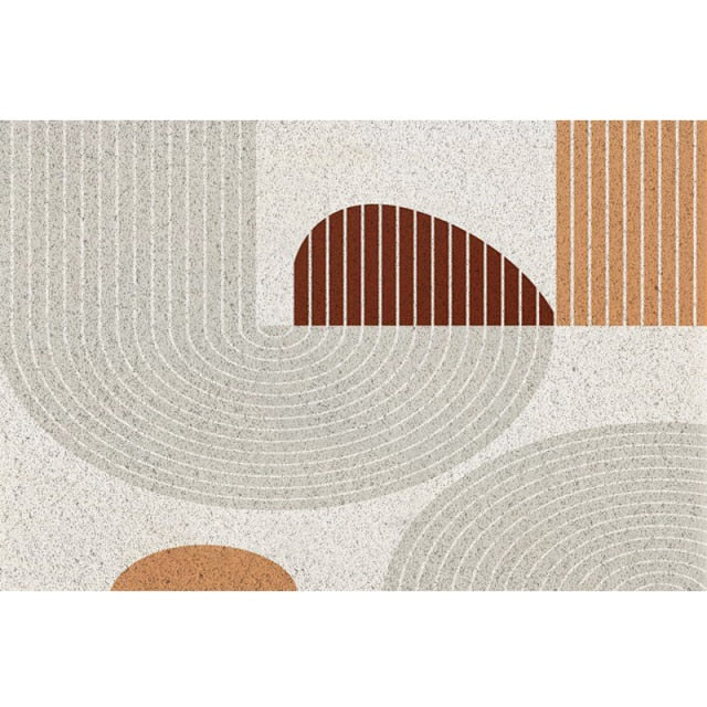 Paillassons modernes en PVC et soie nordique