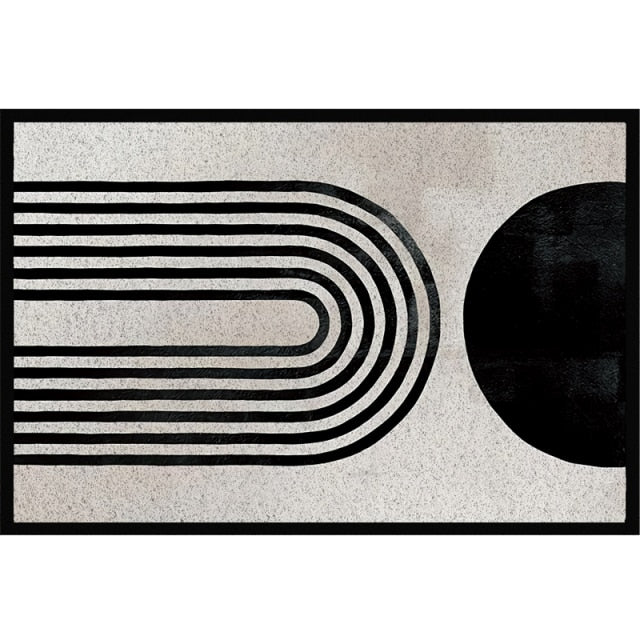 Paillassons modernes en PVC et soie nordique