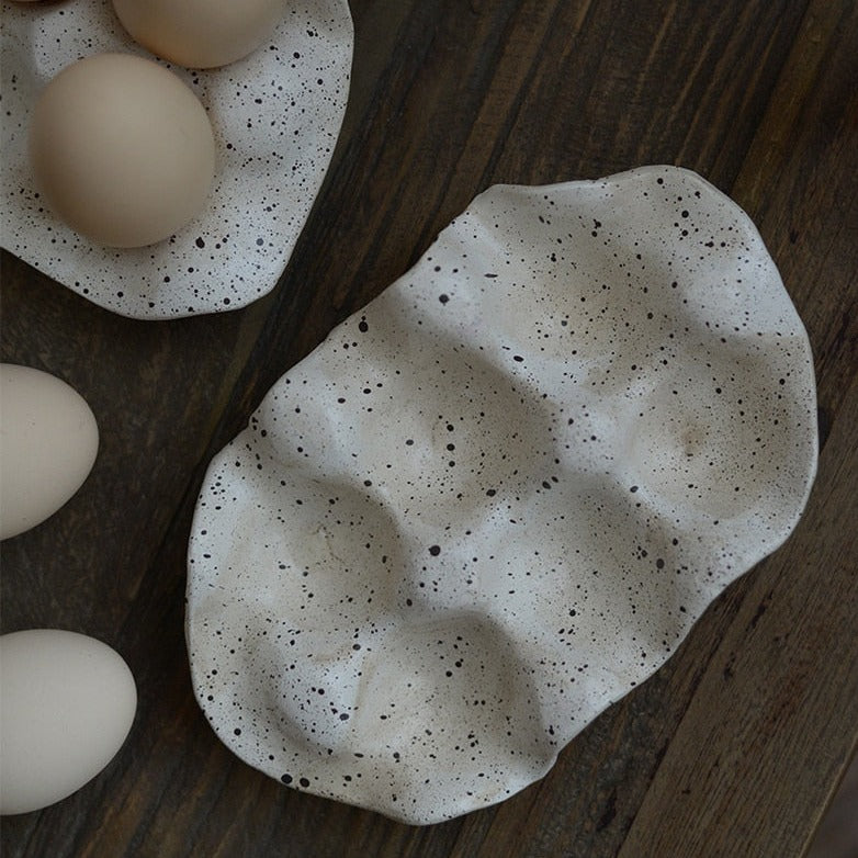 Organisateur d'oeufs en résine de style nordique