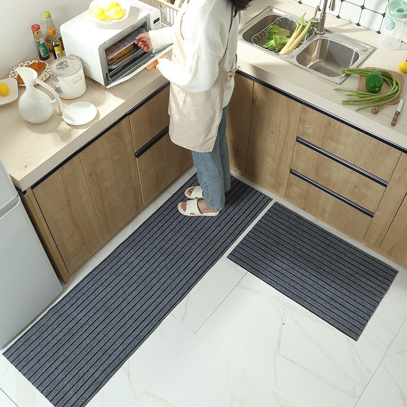 Tapis de cuisine avec revêtement de sol antidérapant
