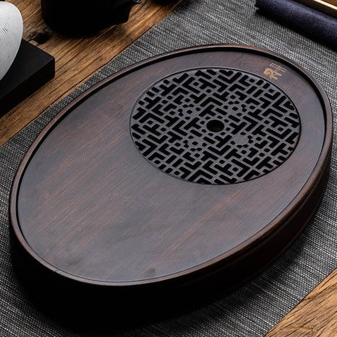 Plateau à thé en bambou simple