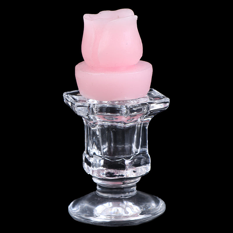 Bougeoir en Cristal Transparent