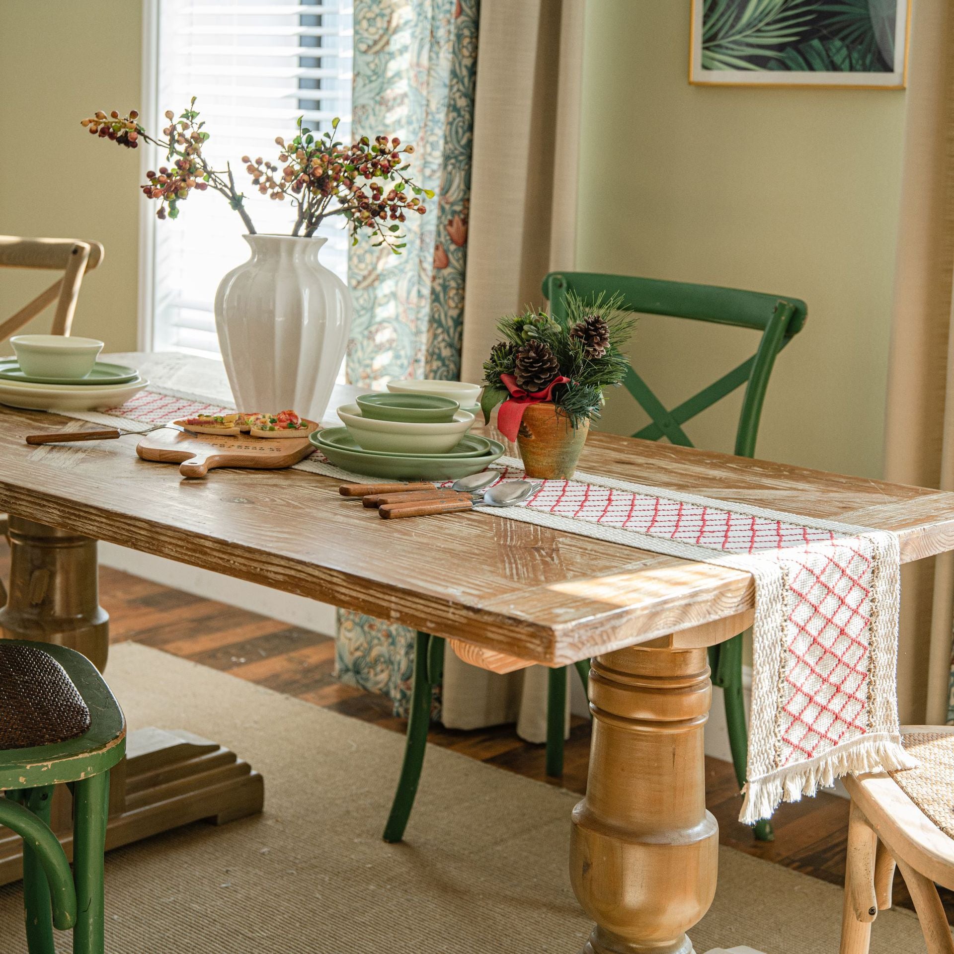 Nappe de table nordique en lin