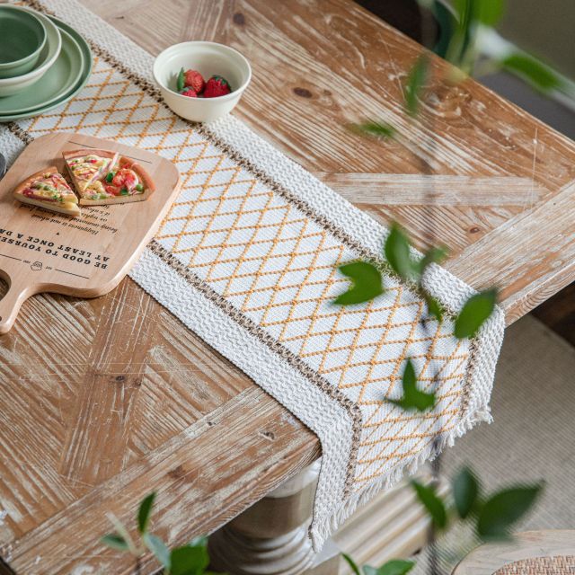 Nappe de table nordique en lin