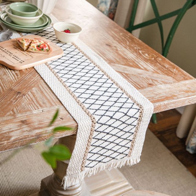 Nappe de table nordique en lin