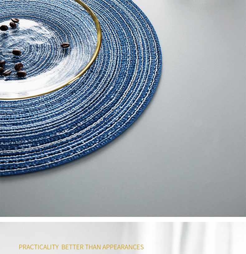 Tapis de table antidérapant en lin pour la décoration d'intérieur