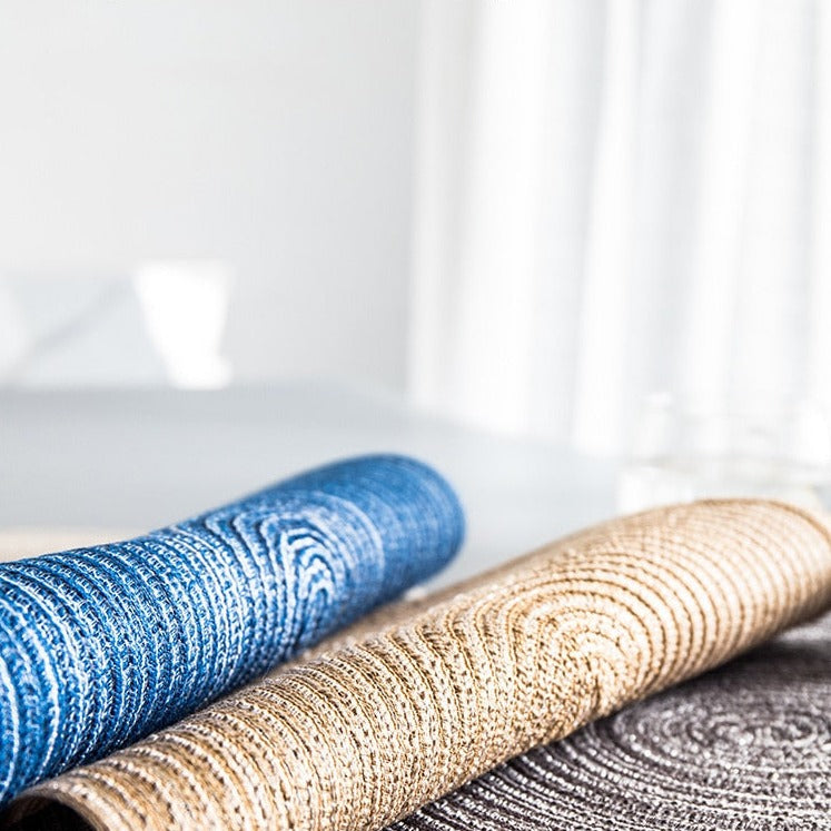 Tapis de table antidérapant en lin pour la décoration d'intérieur