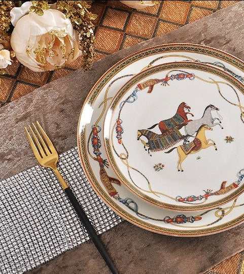 Assiettes en porcelaine de luxe