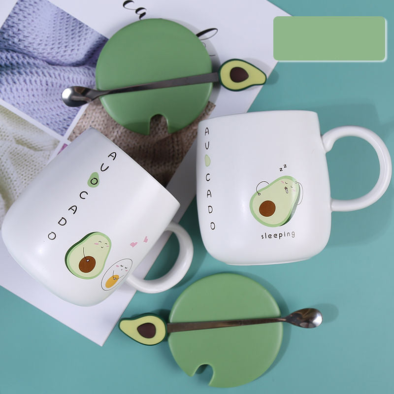 Tasse à café en céramique avocat