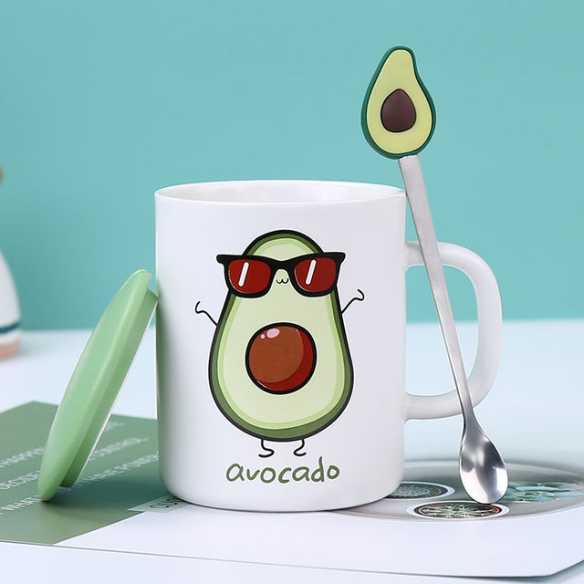 Tasse à café en céramique avocat