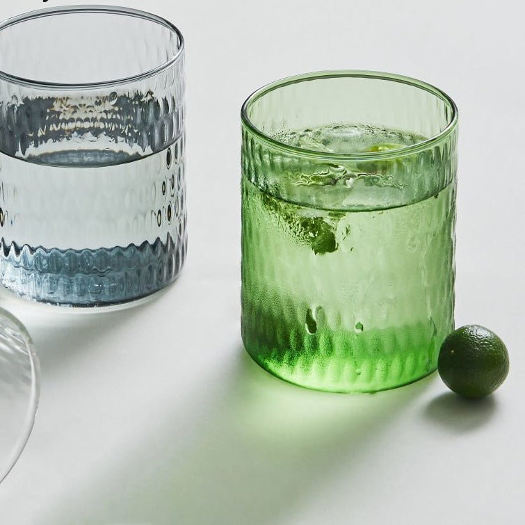 Tasses à thé en verre de couleur de style nordique