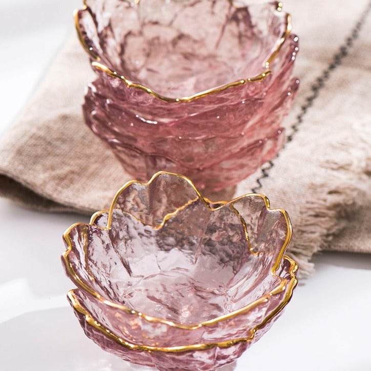 Bol à sauce incrusté d'or