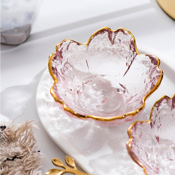 Bol à sauce incrusté d'or