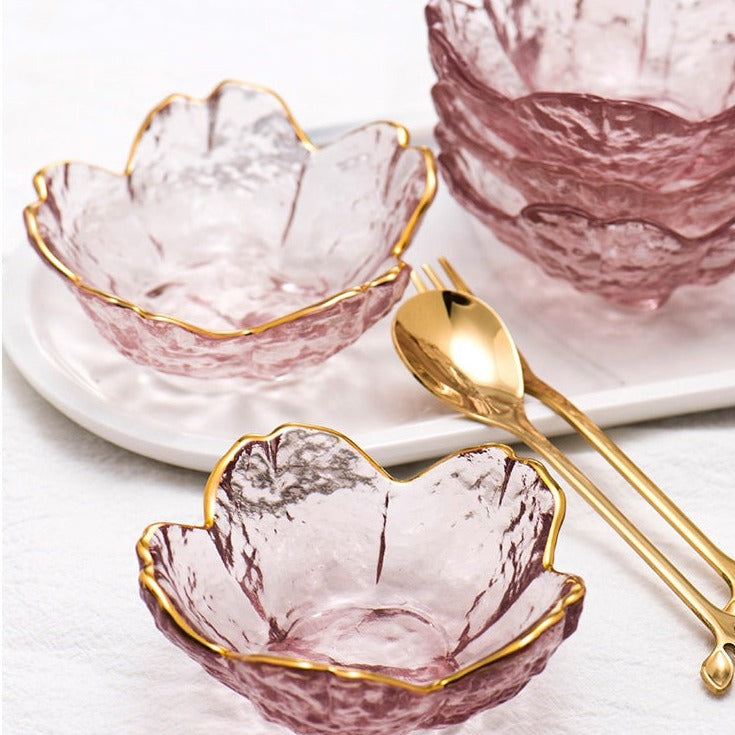 Bol à sauce incrusté d'or