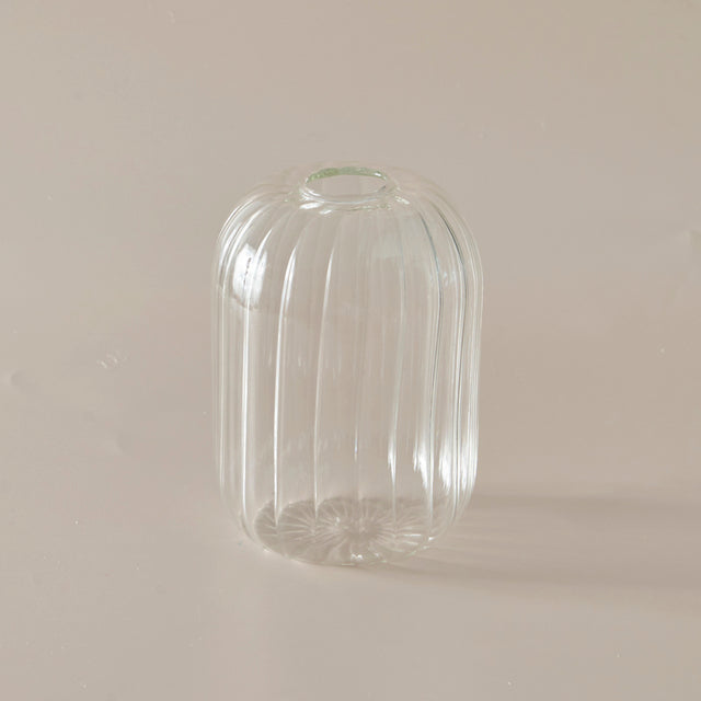 Vases de couleur à motif strié