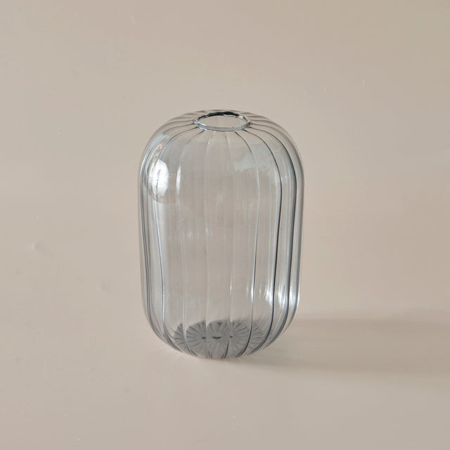 Vases de couleur à motif strié