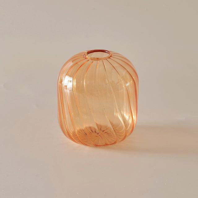 Vases de couleur à motif strié