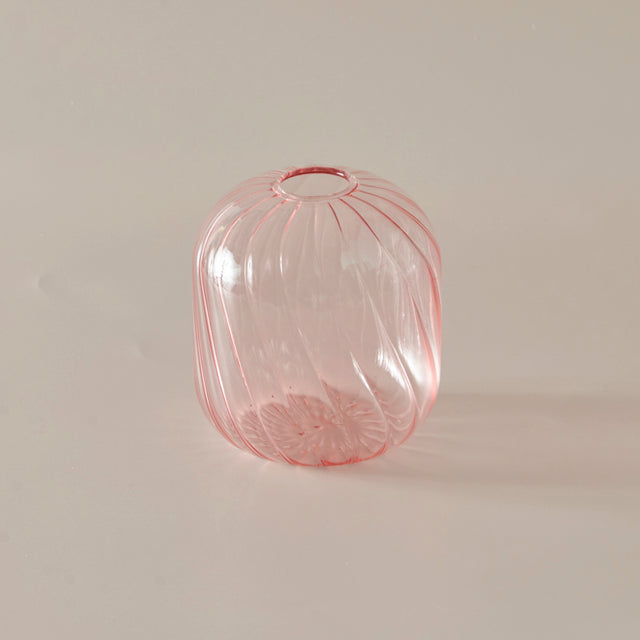 Vases de couleur à motif strié