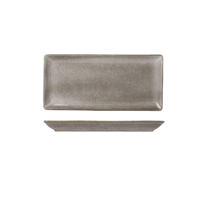 Assiettes plates rétro en céramique japonaise