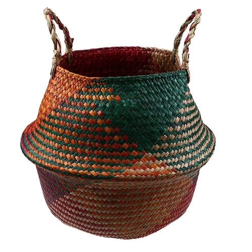 Panier de jardinage pliable en osier
