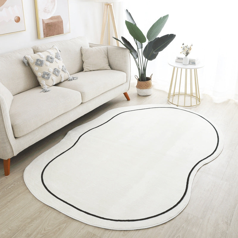 Tapis en peluche nordique pour le salon