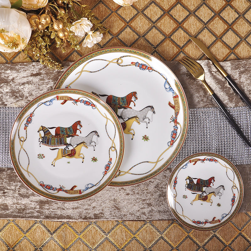 Assiettes en porcelaine de luxe