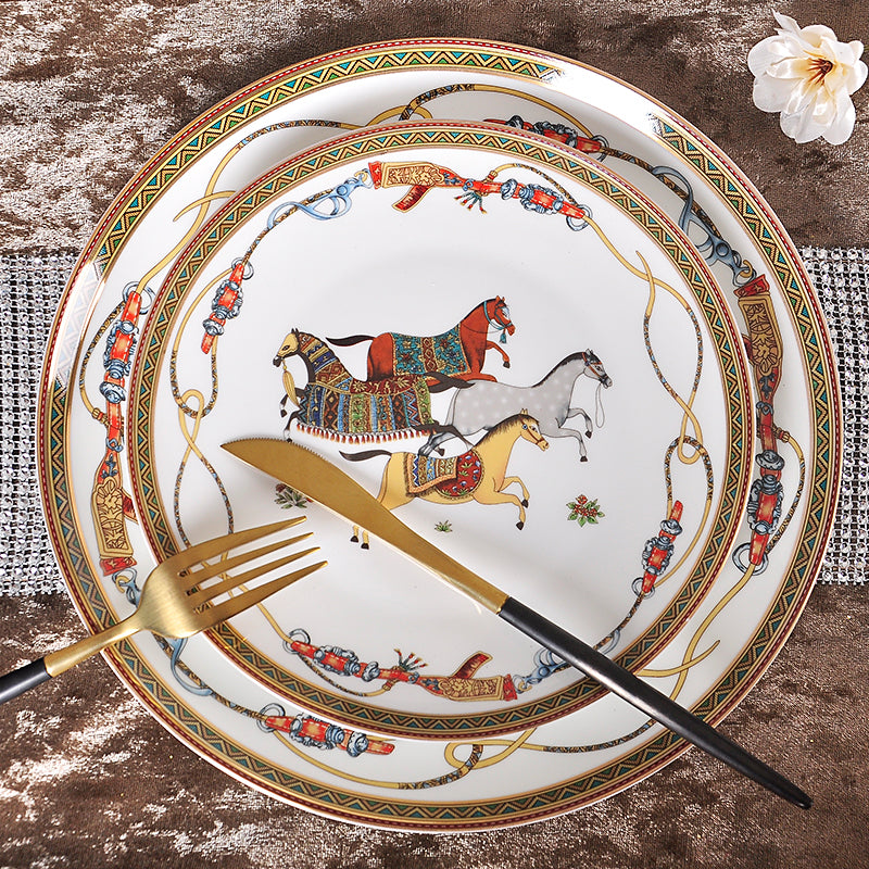 Assiettes en porcelaine de luxe