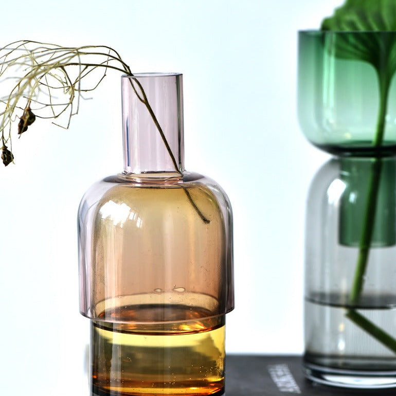 Vase à fleurs à deux voies pour la décoration intérieure