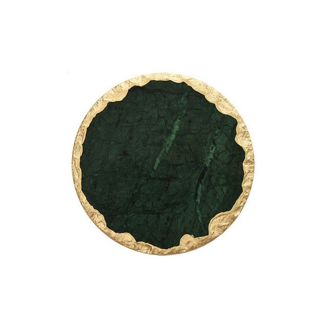 Plateaux en marbre naturel doré