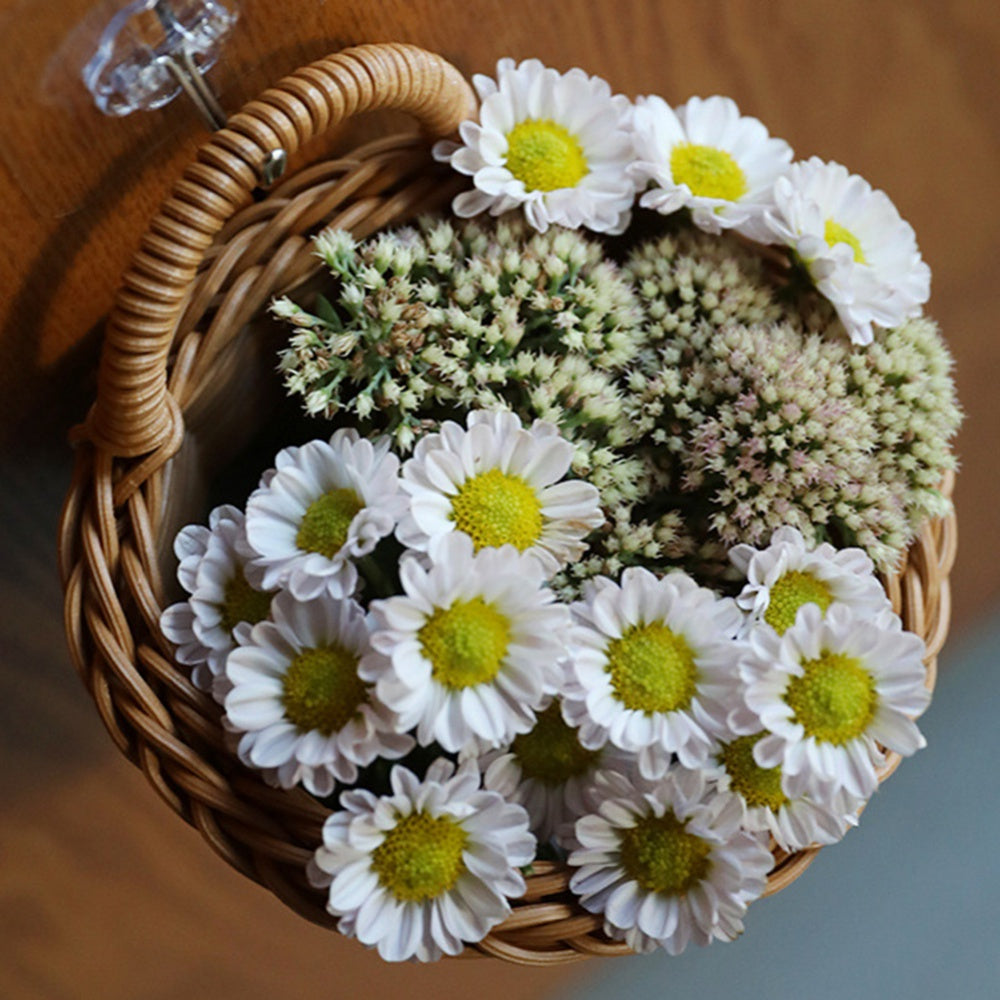 Panier Fleur de Saule Rotin