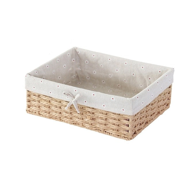 Panier à linge fait à la main