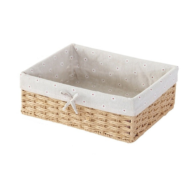 Panier à linge fait à la main