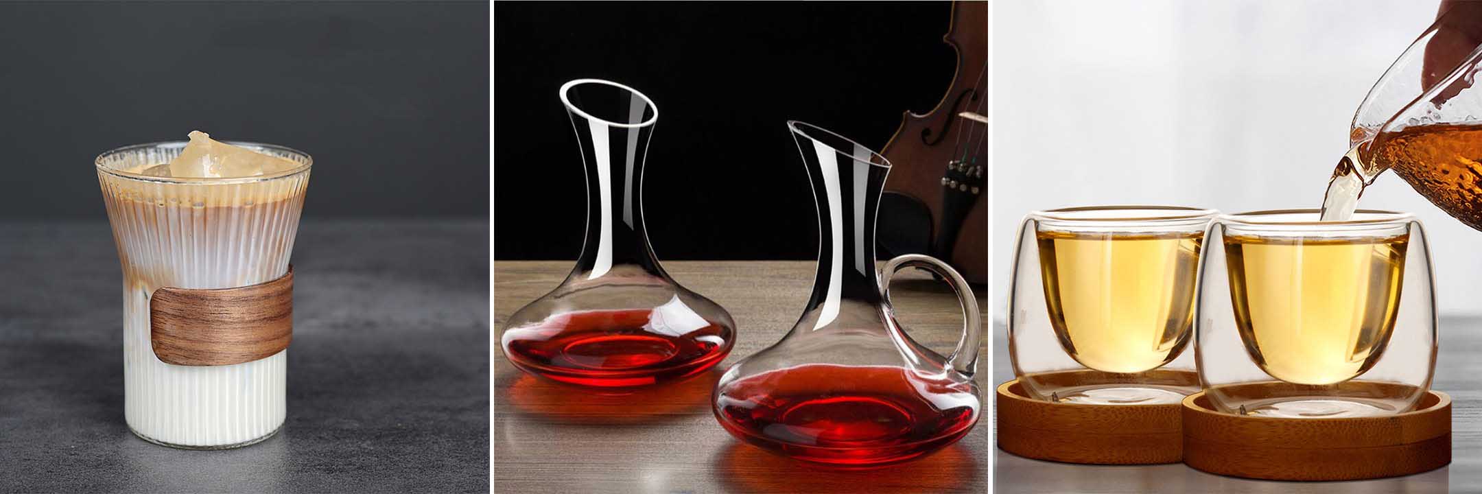 Designed handmade glassware for any drinks