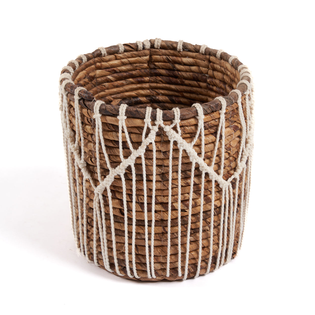 THE MACRA-MAZING Basket - Natural White Medium