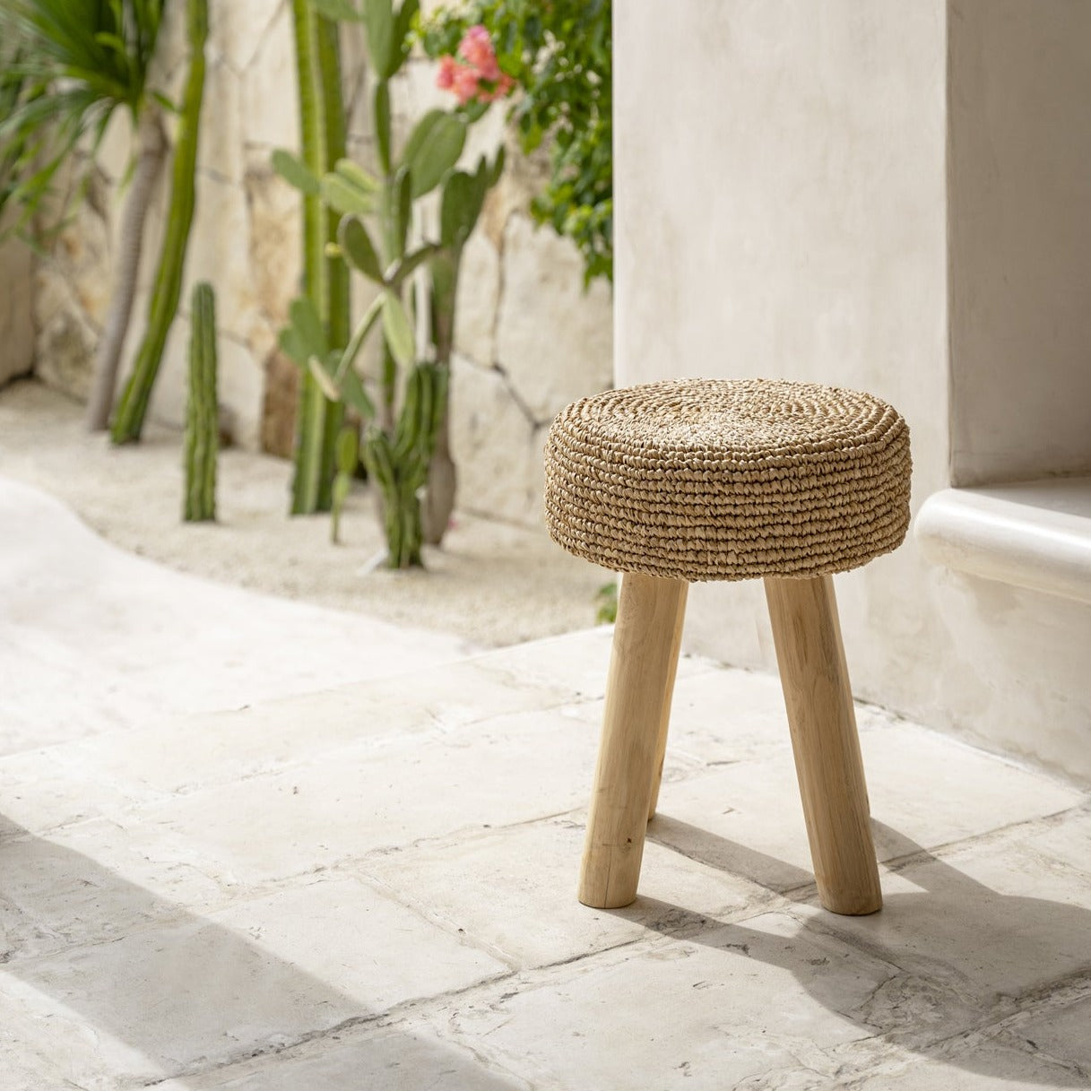 The RAFFIA Tabouret - Naturel