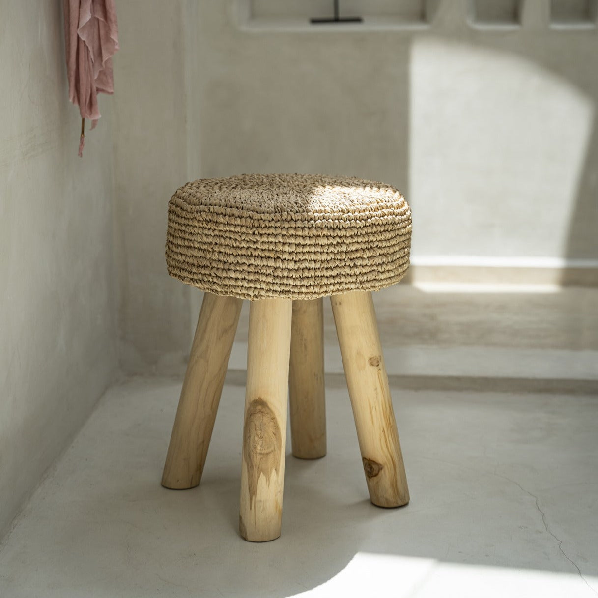 The RAFFIA Tabouret - Naturel