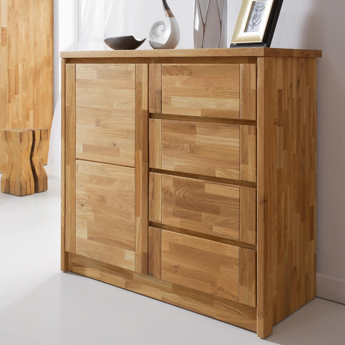 TIMO Chest Of Drawers Oil Oak Interior