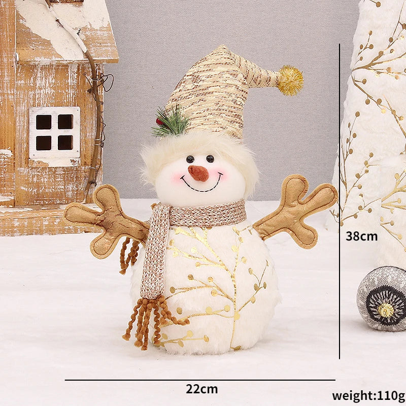 Petite poupée bonhomme de neige pour la maison