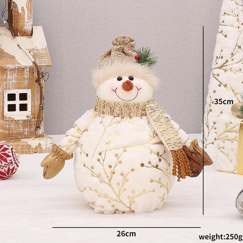 Petite poupée bonhomme de neige pour la maison