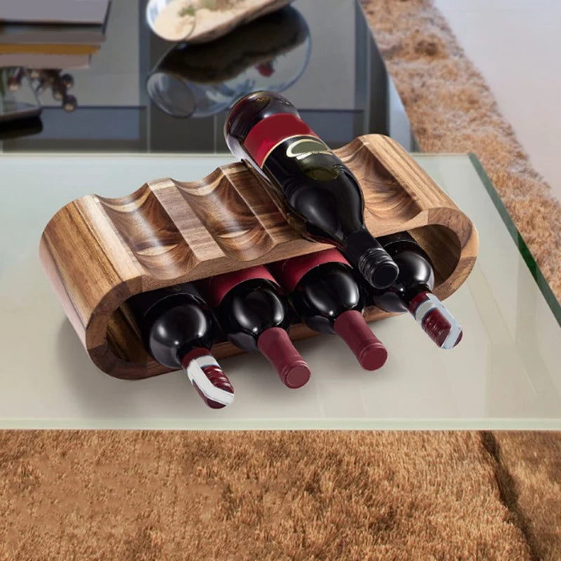 Porte-bouteilles à vin en bois