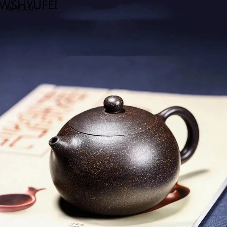 Théière Yixing faite à la main en argile violette