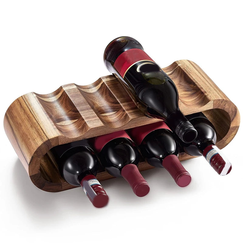 Porte-bouteilles à vin en bois